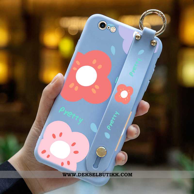 Deksel iPhone 6/6s Beskyttelse Cartoon Tynne Blomster Lilla, Etui iPhone 6/6s Kreativ Billige