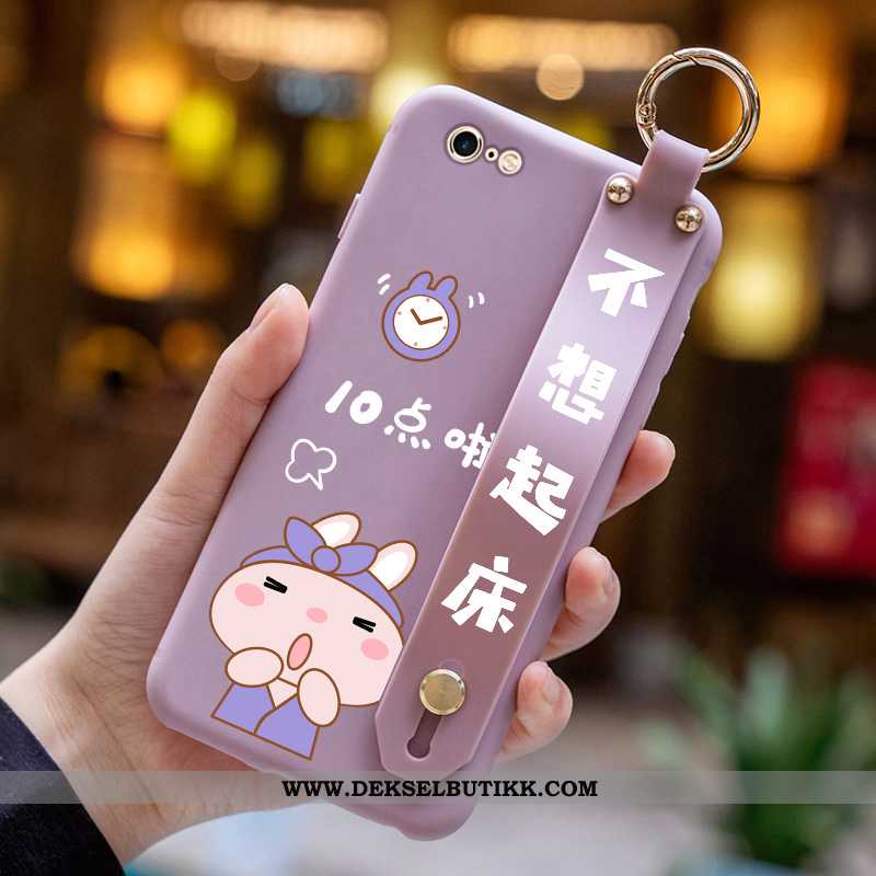 Deksel iPhone 6/6s Beskyttelse Cartoon Tynne Blomster Lilla, Etui iPhone 6/6s Kreativ Billige