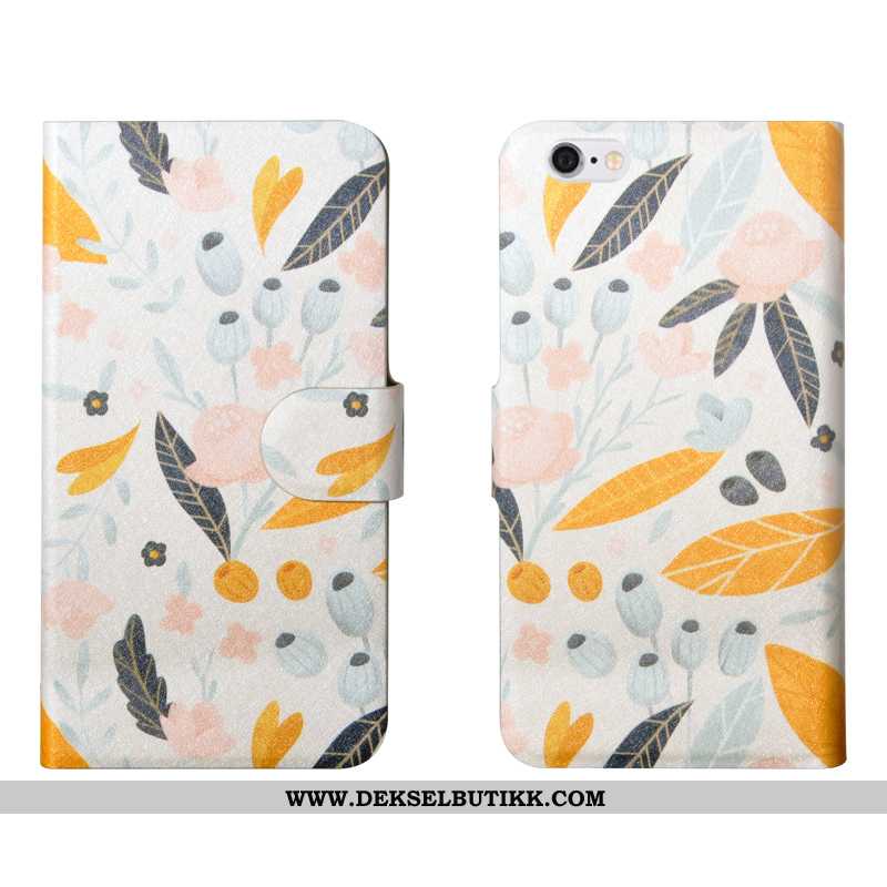 Deksel iPhone 6/6s Plus Blomster Mobiltelefon Silikon Enkel Blå, Etui iPhone 6/6s Plus Trend Tilbud