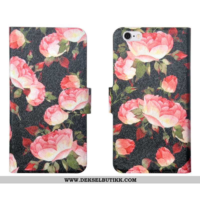 Deksel iPhone 6/6s Plus Blomster Mobiltelefon Silikon Enkel Blå, Etui iPhone 6/6s Plus Trend Tilbud