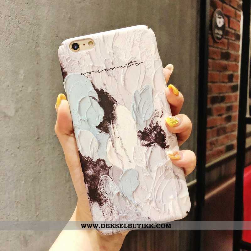 Deksel iPhone 6/6s Plus Nubuck Lilla Mobiltelefon Lovers, Etui iPhone 6/6s Plus Vintage Billige