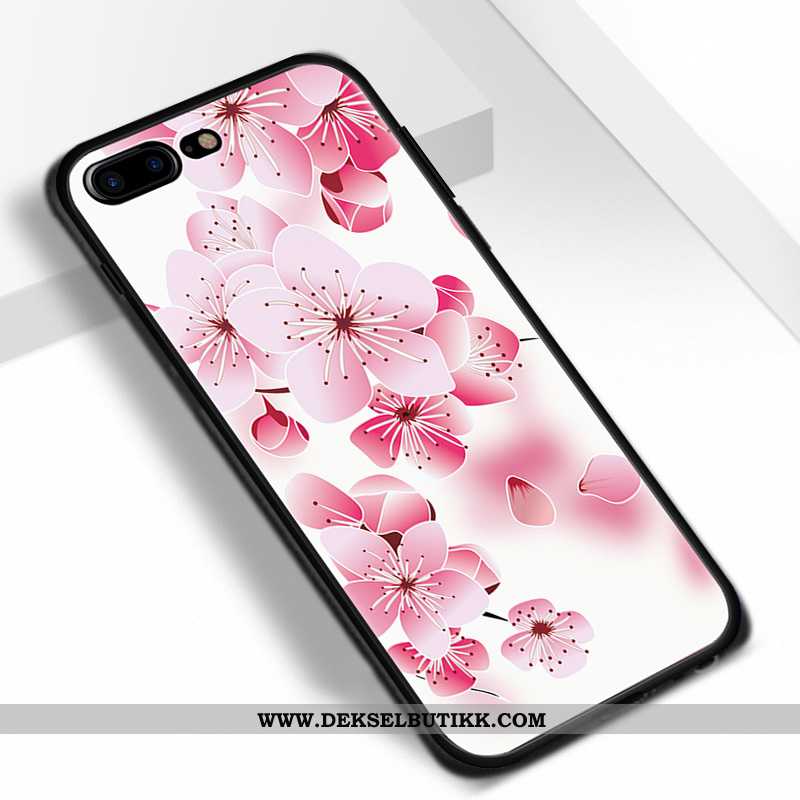 Deksel iPhone 7 Plus Cartoon Etui Lovers Pu Rosa, iPhone 7 Plus Beskyttelse Tilbud