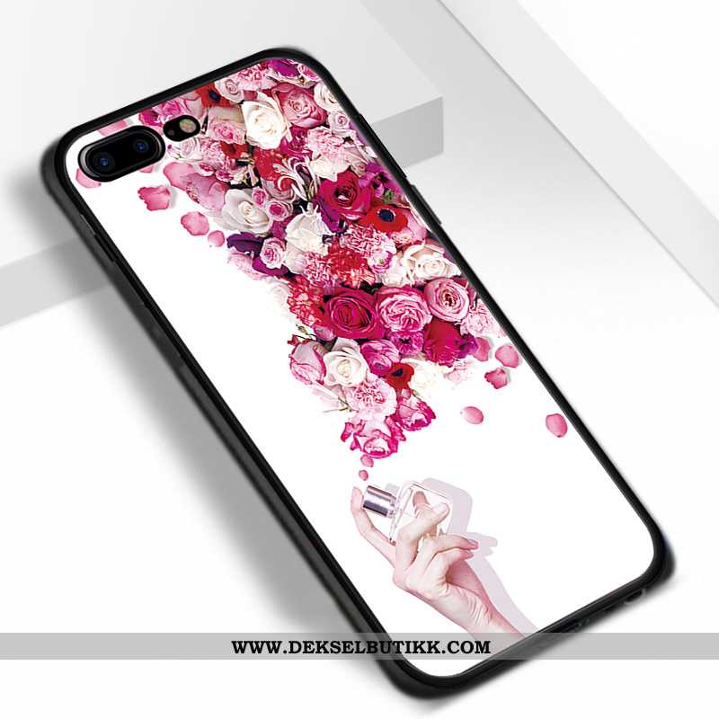 Deksel iPhone 7 Plus Cartoon Etui Lovers Pu Rosa, iPhone 7 Plus Beskyttelse Tilbud