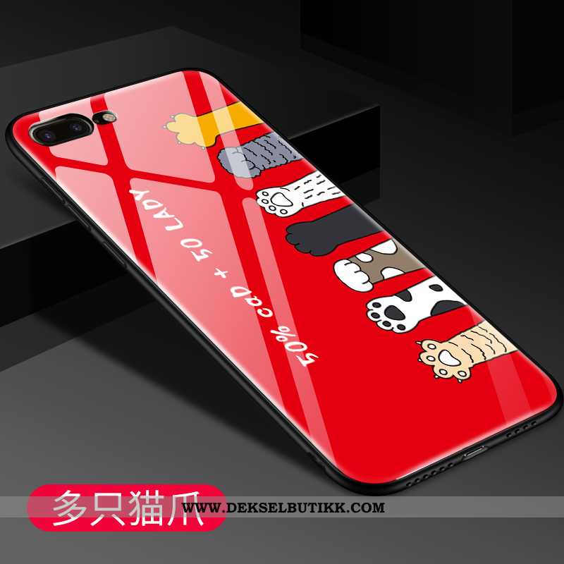 Deksel iPhone 7 Plus Cartoon Etui Tynne Net Red Svart, iPhone 7 Plus Trend Tilbud