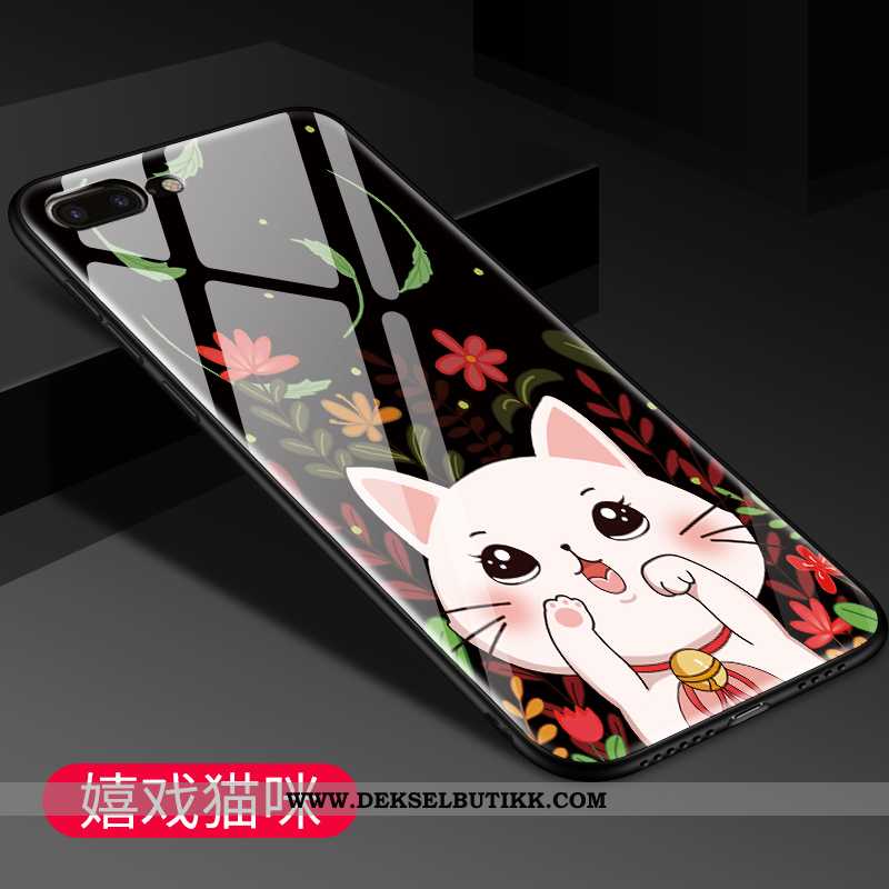 Deksel iPhone 7 Plus Cartoon Etui Tynne Net Red Svart, iPhone 7 Plus Trend Tilbud