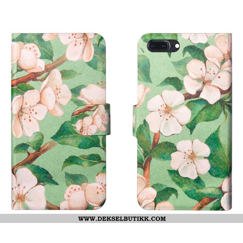 Deksel iPhone 8 Plus Blomster Mobiltelefon Net Red Skinndeksel Rosa, Etui iPhone 8 Plus Trend Tilbud