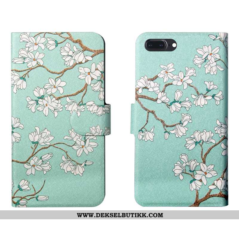 Deksel iPhone 8 Plus Blomster Mobiltelefon Net Red Skinndeksel Rosa, Etui iPhone 8 Plus Trend Tilbud