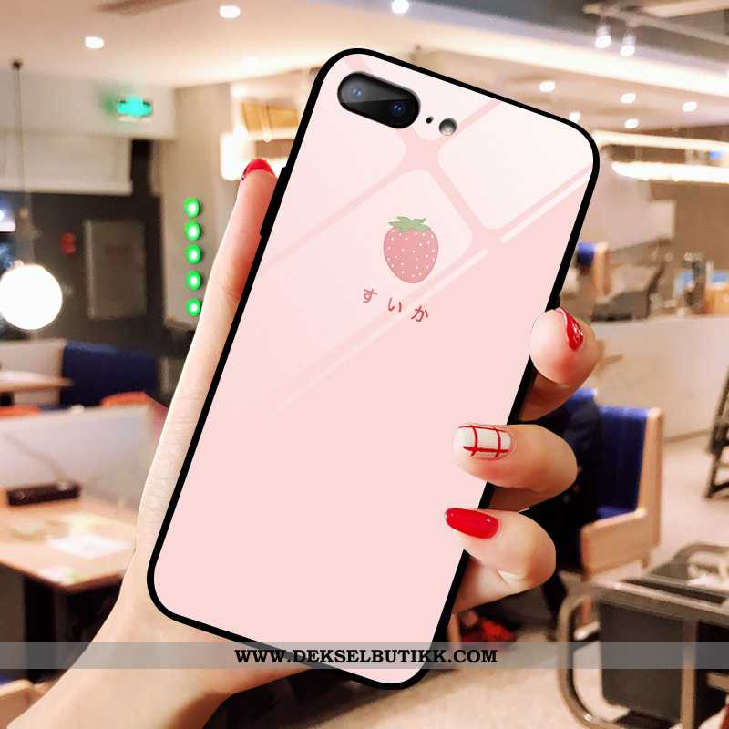 Deksel iPhone 8 Plus Glass Grønn Mobiltelefon Lucky, Etui iPhone 8 Plus Cartoon Kjøpe