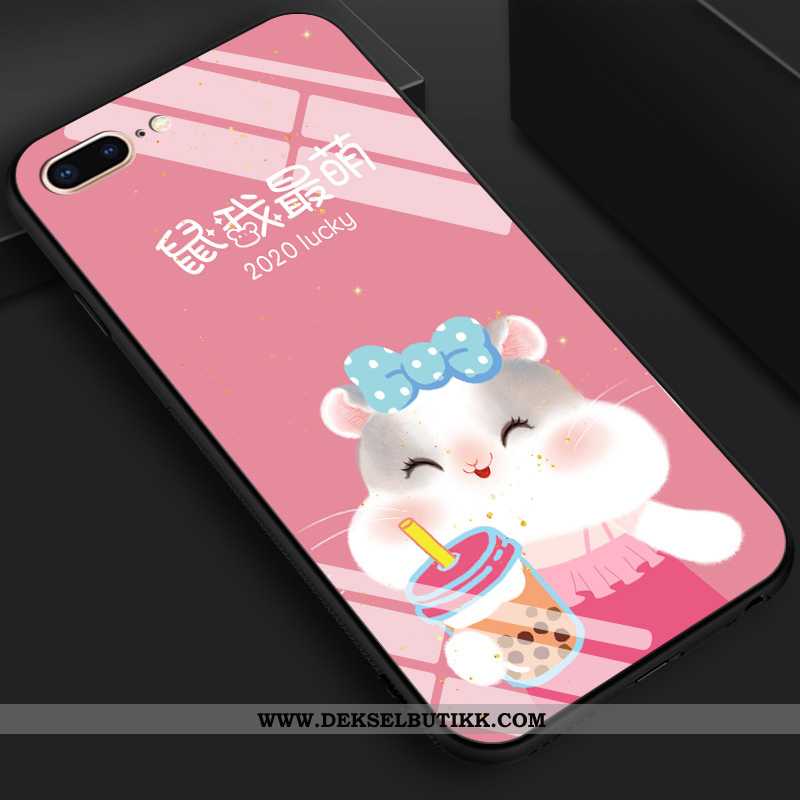 Deksel iPhone 8 Plus Hengende Ornamenter Rosa Myke Cartoon, Etui iPhone 8 Plus Av Personlighet Salg