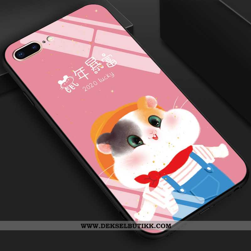 Deksel iPhone 8 Plus Hengende Ornamenter Rosa Myke Cartoon, Etui iPhone 8 Plus Av Personlighet Salg