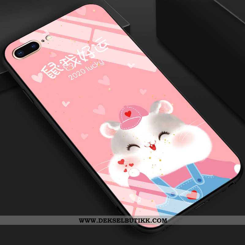 Deksel iPhone 8 Plus Hengende Ornamenter Rosa Myke Cartoon, Etui iPhone 8 Plus Av Personlighet Salg