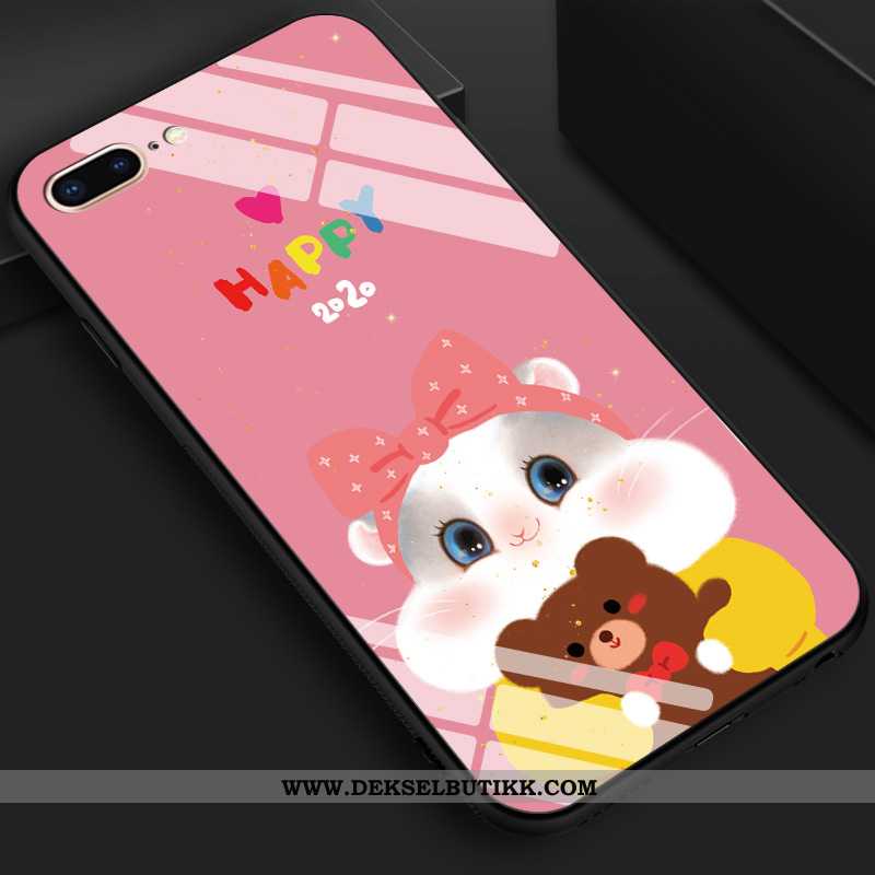 Deksel iPhone 8 Plus Hengende Ornamenter Rosa Myke Cartoon, Etui iPhone 8 Plus Av Personlighet Salg