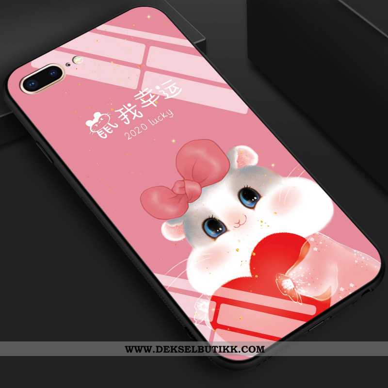 Deksel iPhone 8 Plus Hengende Ornamenter Rosa Myke Cartoon, Etui iPhone 8 Plus Av Personlighet Salg