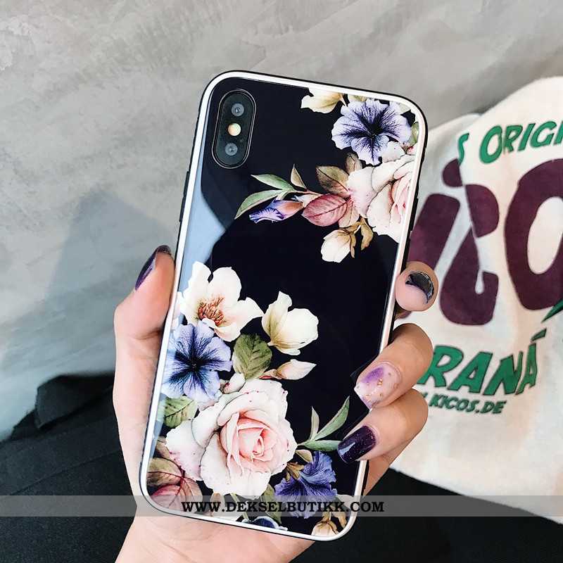 Deksel iPhone X Elegante Svart Mobiltelefon, Etui iPhone X Silikon Tilbud