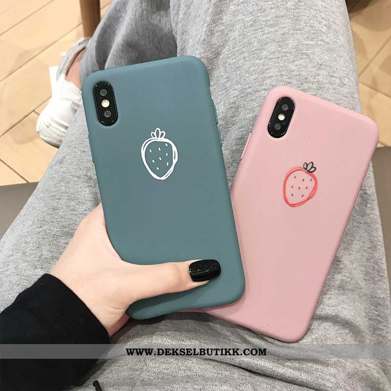 Deksel iPhone Xs Beskyttelse Lovers Fersk Rosa, Etui iPhone Xs Myke Tilbud