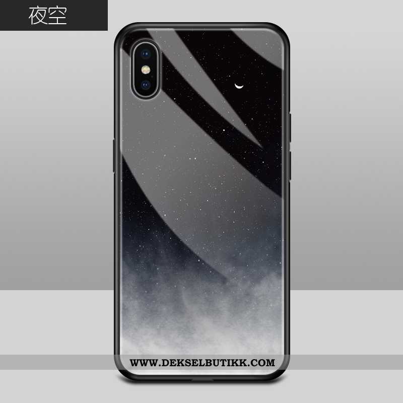 Deksel iPhone Xs Max Beskyttelse Hard Anti-fall Grønn, Etui iPhone Xs Max Glass Billig