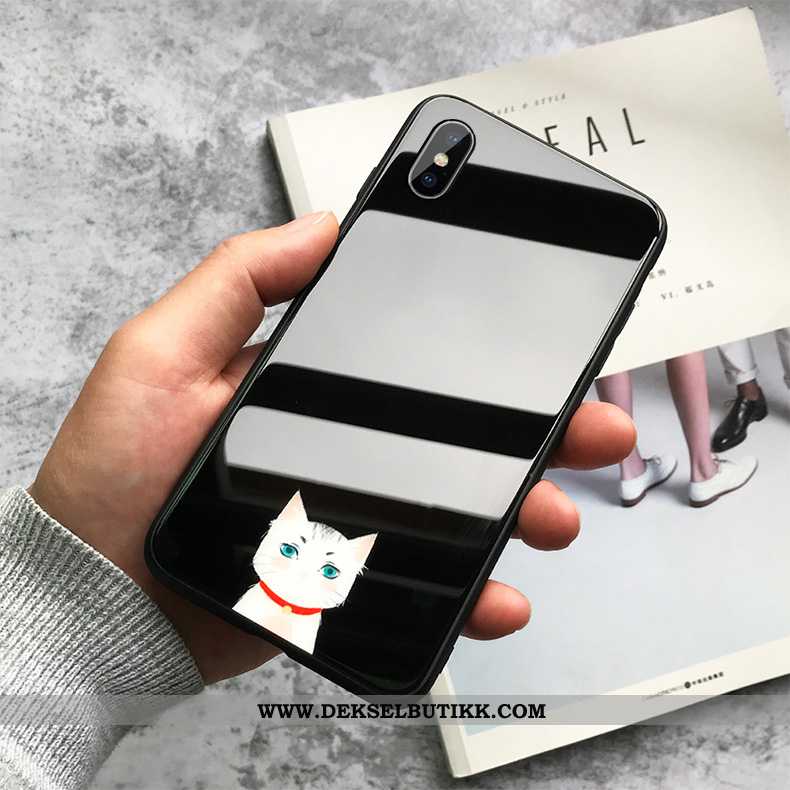 Deksel iPhone Xs Max Cartoon Etui Enkel Gul, iPhone Xs Max Vakker Salg