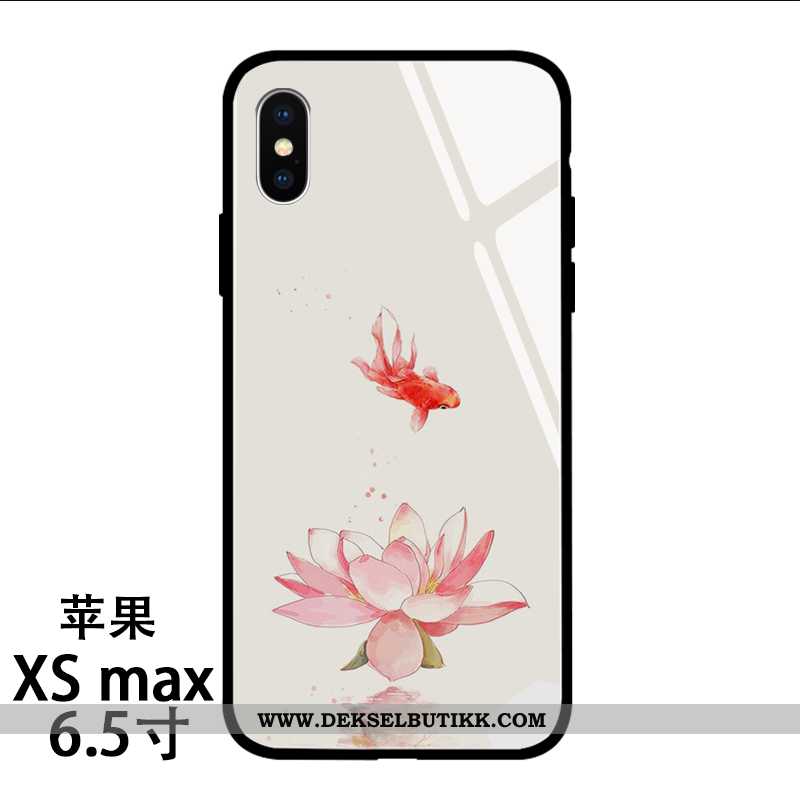 Deksel iPhone Xs Max Myke Nye Carp Rosa, Etui iPhone Xs Max Silikon Tilbud