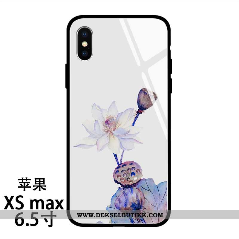 Deksel iPhone Xs Max Myke Nye Carp Rosa, Etui iPhone Xs Max Silikon Tilbud