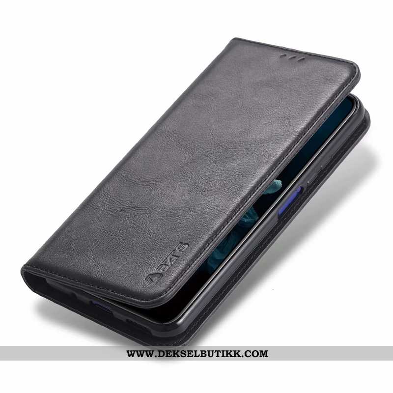 Etui Honor 20 Beskyttelse Folio Anti-fall High End Svart, Deksel Honor 20 Skinndeksel Tilbud