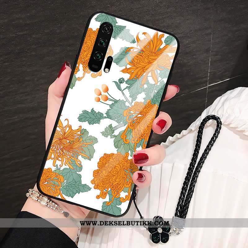 Etui Honor 20 Pro Beskyttelse Anti-fall Solsikke Blomster Svart, Deksel Honor 20 Pro Glass Tilbud