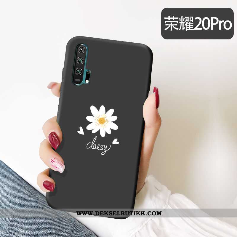 Etui Honor 20 Pro Mote Trend Svart Av Personlighet, Deksel Honor 20 Pro Nubuck Salg