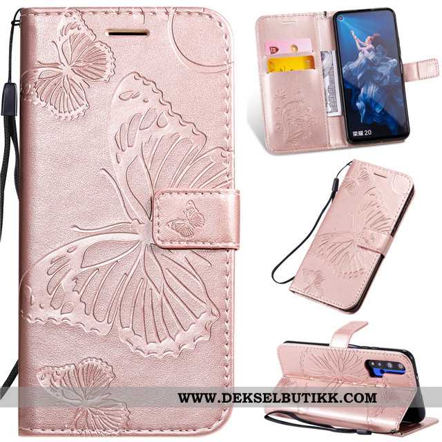 Etui Honor 20 Pro Myke Anti-fall Beskyttelse Rosa, Deksel Honor 20 Pro Silikon Billige