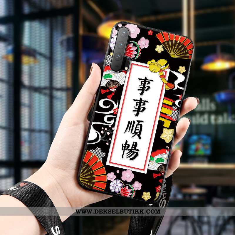 Etui Honor 20 Pro Relieff Mobiltelefon Silikon Anti-fall Rød, Deksel Honor 20 Pro Trend Tilbud