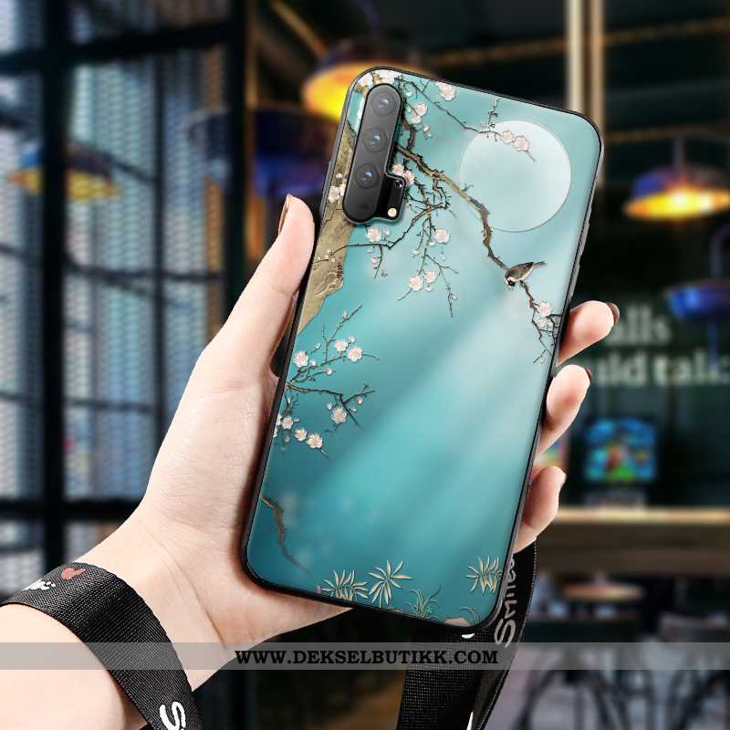 Etui Honor 20 Pro Silikon Alt Inkludert Blekkmaleri Kinesisk Stil Grønn, Deksel Honor 20 Pro Beskytt