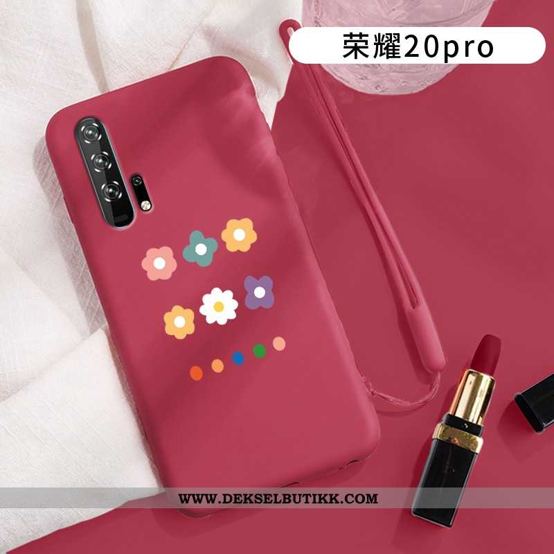 Etui Honor 20 Pro Ultra Net Red Lilla Beskyttelse, Deksel Honor 20 Pro Tynne På Nett