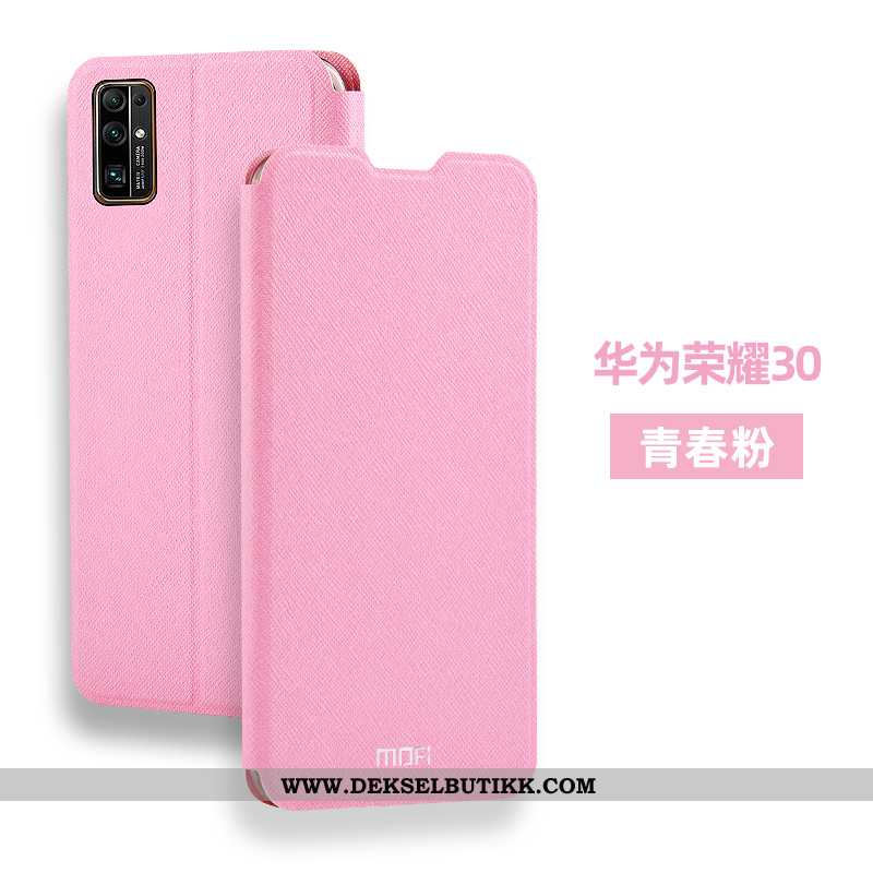 Etui Honor 30 Beskyttelse Clamshell Nye Anti-fall Rosa, Deksel Honor 30 Skinndeksel Butikk