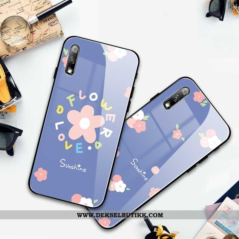 Etui Honor 9x Av Personlighet Alt Inkludert Anti-fall Speil Lilla, Deksel Honor 9x Kreativ Billige