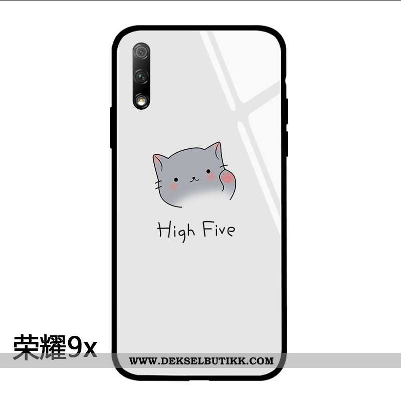 Etui Honor 9x Silikon Lovers Cartoon Søt Hvitt, Deksel Honor 9x Beskyttelse Til Salgs