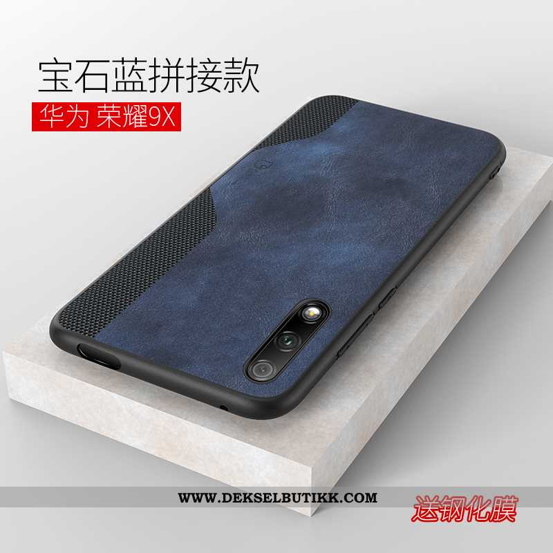 Etui Honor 9x Ultra Mobiltelefon Business Skinndeksel Khaki, Deksel Honor 9x Tynne Butikk