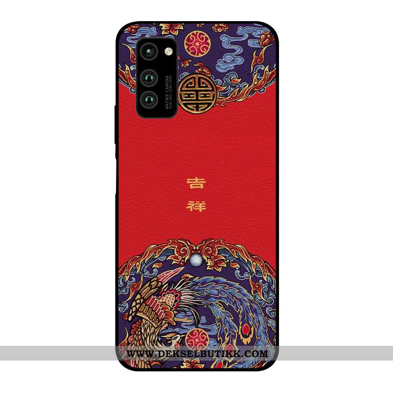 Etui Honor View30 Pro Hengende Ornamenter Alt Inkludert Nye Trend Rød, Deksel Honor View30 Pro Relie