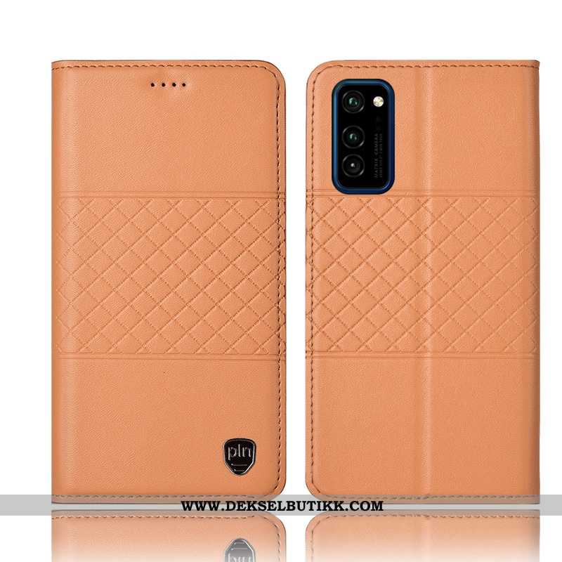 Etui Honor View30 Pro Skinndeksel Folio Mobiltelefon Brun, Deksel Honor View30 Pro Beskyttelse Tilbu