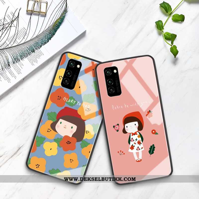 Etui Honor View30 Silikon Rosa Mobiltelefon Cartoon, Deksel Honor View30 Glass Rabatt