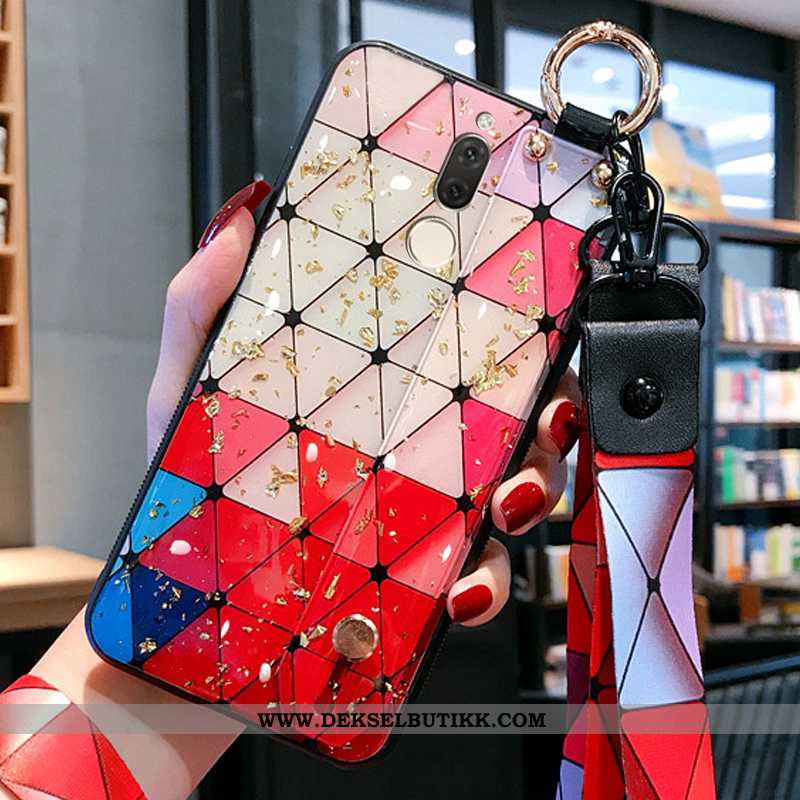 Etui Huawei Mate 10 Lite Hengende Ornamenter Trend Silikon Myke Rosa, Deksel Huawei Mate 10 Lite Av 