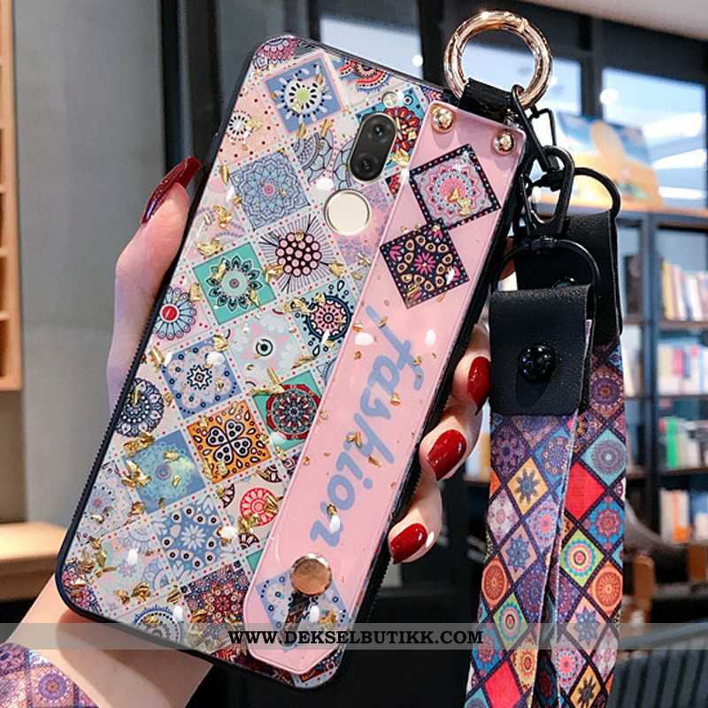 Etui Huawei Mate 10 Lite Hengende Ornamenter Trend Silikon Myke Rosa, Deksel Huawei Mate 10 Lite Av 