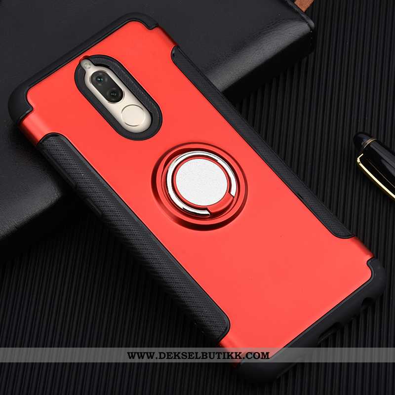 Etui Huawei Mate 10 Lite Silikon Anti-fall Ring Rosa, Deksel Huawei Mate 10 Lite Beskyttelse Salg