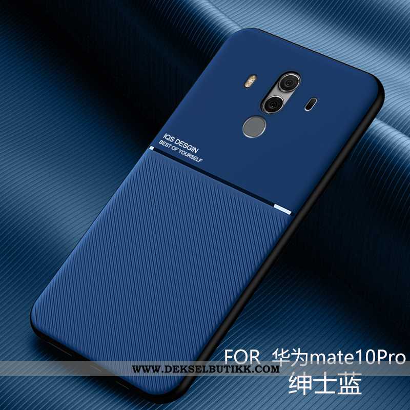 Etui Huawei Mate 10 Pro Nubuck Magnetisk Lyse Ultra Rød, Deksel Huawei Mate 10 Pro Av Personlighet B