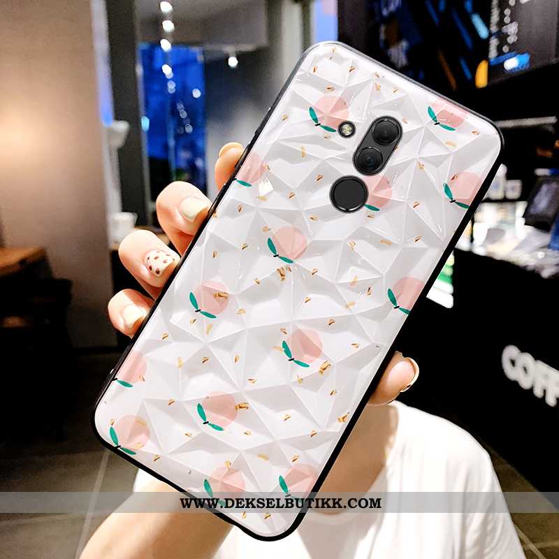 Etui Huawei Mate 20 Lite Hengende Ornamenter Fersk Ungdom Deksel Hvitt, Huawei Mate 20 Lite Vakker T