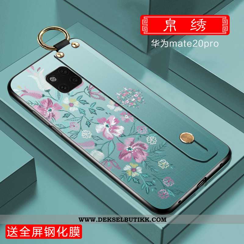 Etui Huawei Mate 20 Pro Trend Silikon Kinesisk Stil Deksel Rosa, Huawei Mate 20 Pro Ultra Billige