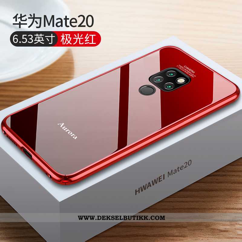 Etui Huawei Mate 20 Trend Glass Deksel Tynne Svart, Huawei Mate 20 Ultra Til Salgs