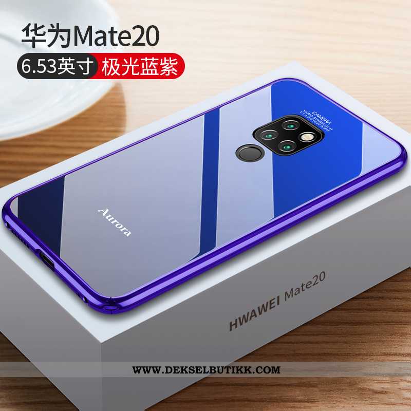 Etui Huawei Mate 20 Trend Glass Deksel Tynne Svart, Huawei Mate 20 Ultra Til Salgs