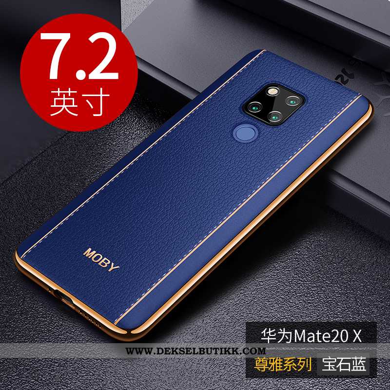 Etui Huawei Mate 20 X Beskyttelse High End Tynne Rosa, Deksel Huawei Mate 20 X Av Personlighet Salg