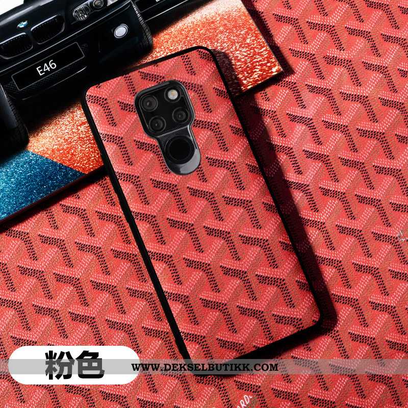 Etui Huawei Mate 20 X Luksus Cow Mobiltelefon High End Grønn, Deksel Huawei Mate 20 X Skinn Billige