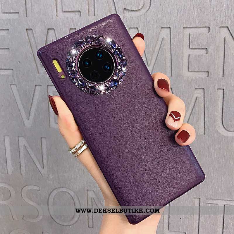 Etui Huawei Mate 30 Beskyttelse Net Red Trend Lilla, Deksel Huawei Mate 30 Med Strass Tilbud