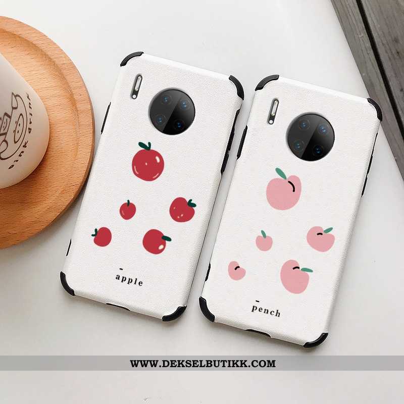 Etui Huawei Mate 30 Cartoon Fersk Sitron Beskyttelse Hvitt, Deksel Huawei Mate 30 Vakker Billige