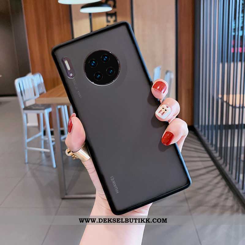 Etui Huawei Mate 30 Pro Gjennomsiktig High End Net Red Hvit Hvitt, Deksel Huawei Mate 30 Pro Nubuck 